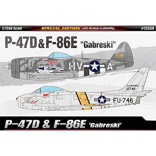 Academy 12530 P-47D & F-86E 'Gabreski' Special Edition 1/72