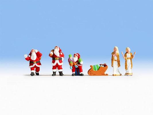 Noch 15920 H0 Scale Santa Claus and Angels Model Railway Figures - SGS Model Store