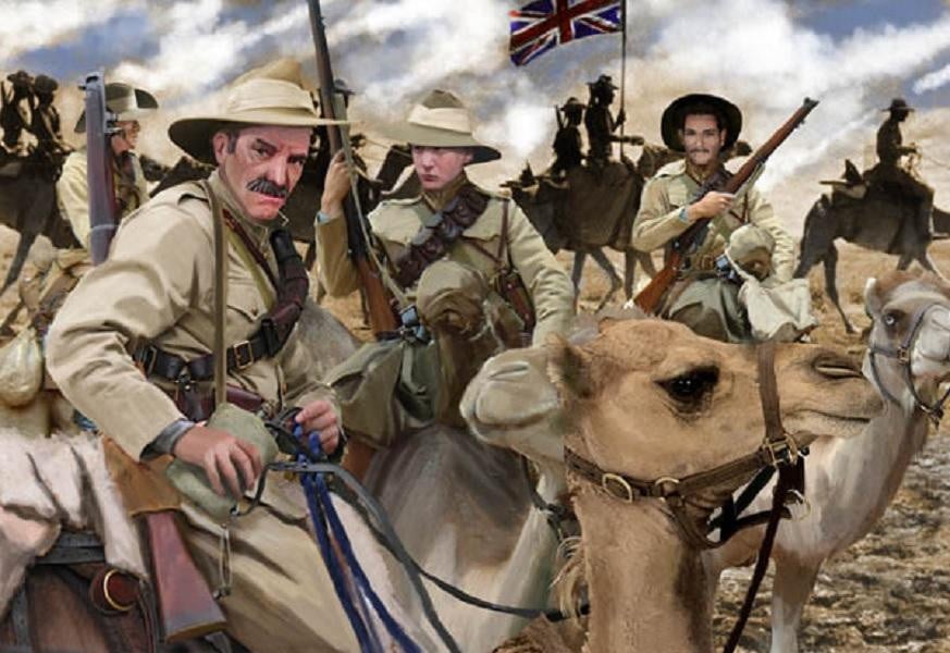 Strelets 166 1/72 WWI Australian Camel Corps - SGS Model Store