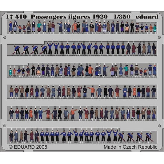 Eduard 17510 Photo Etched Passengers Figures 1920 1/350