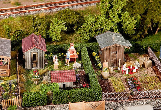 Faller 180494 H0 Allotments With Sheds Model Railway Accessories - SGS Model Store