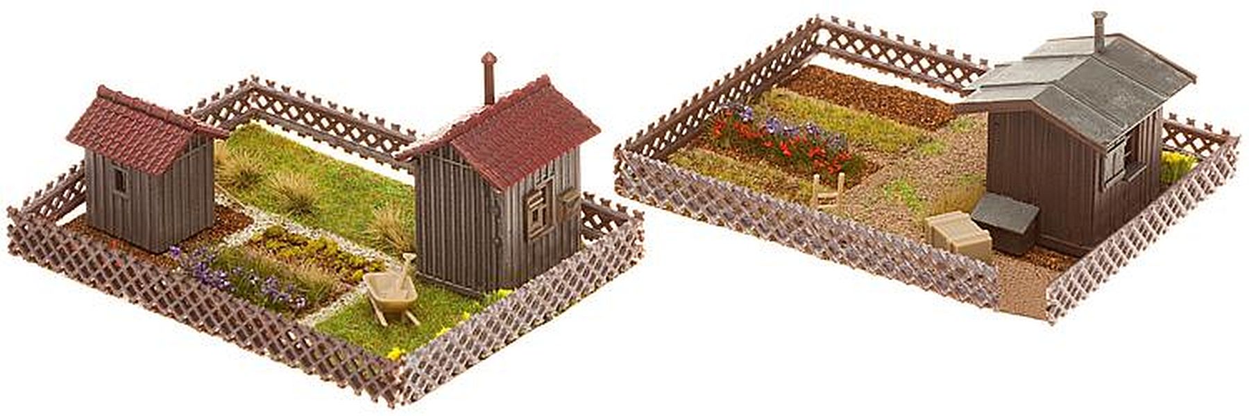Faller 180494 H0 Allotments With Sheds Model Railway Accessories - SGS Model Store