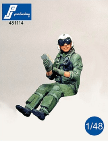 PJ Production 481114 1/48 US Navy pilot seated in aircraft Resin Figure - SGS Model Store