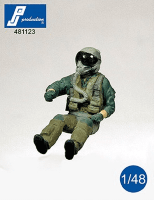 PJ Production 481123 1/48 F-16/F-18 pilot seated in aircraft Resin Figure - SGS Model Store