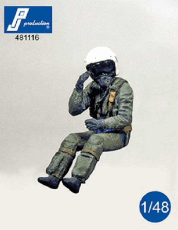 PJ Production 481116 1/48 Modern French Pilot seated in aircraft Resin Figure - SGS Model Store