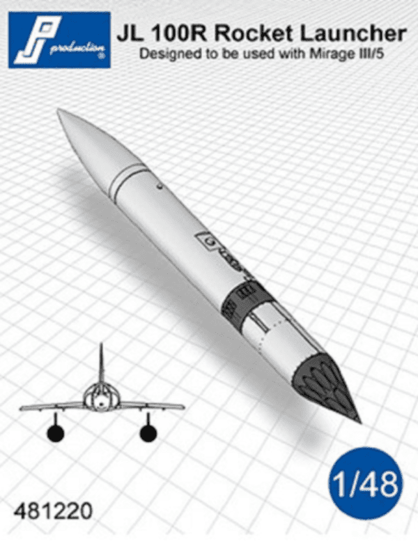 PJ Production 481220 1/48 resin JL 100R rocket launcher - SGS Model Store