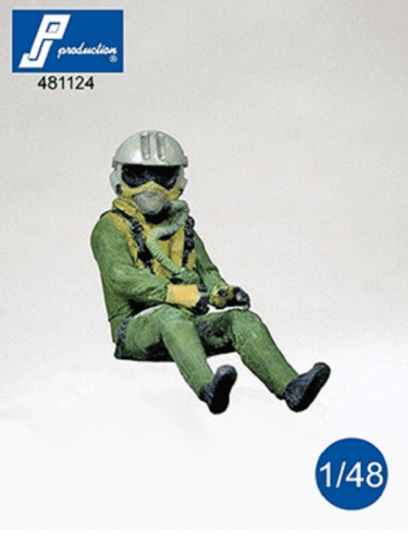 PJ Production 481124 1/48 Dassault Rafale pilot seated in aircraft Resin Figure - SGS Model Store