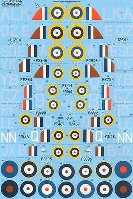 Xtradecal X72222 1/72 Hurricane Mk.I Battle of Britain 1940 Pt 1 Model Decals - SGS Model Store