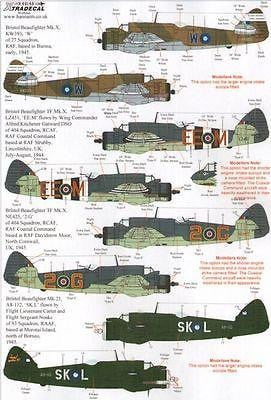 Xtradecal X48148 1/48 Bristol Beaufighter Model Decals - SGS Model Store