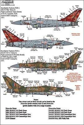 Xtradecal X32060 1/32 BAe Eurofighter Typhoon FGR.4 Pt2 Model Decals - SGS Model Store