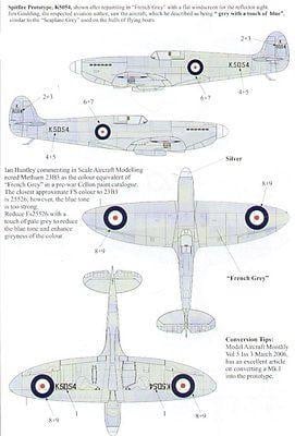 Xtradecal X72075 1/72 Supermarine Spitfire Mk.I/Mk.II Model Decals - SGS Model Store