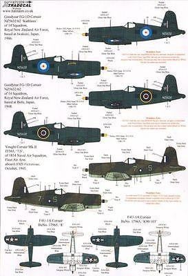 Xtradecal X72209 1/72 Vought F4U-1 Corsairs Model Decals - SGS Model Store