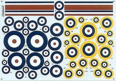 Xtradecal X72045 1/72 RAF Roundels A type/A1 type Model Decals - SGS Model Store