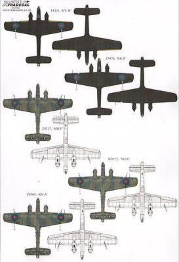 Xtradecal X72231 1/72 A.W. Whitley B.Mk.V/GR.Mk.VII Model Decals - SGS Model Store