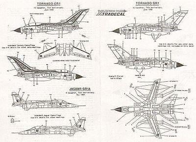 Xtradecal X72018 1/72 RAF Update 1990 Part 1 Model Decals - SGS Model Store