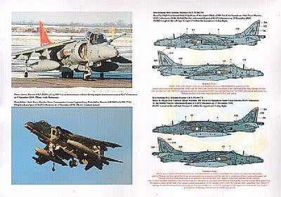 Xtradecal X72185 1/72 UK Air Arm Update Harrier Retirement Model Decals - SGS Model Store