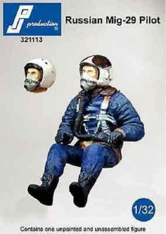 PJ Production 321113 1/32 Russian MiG-29 pilot seated in aircraft Resin Figure - SGS Model Store
