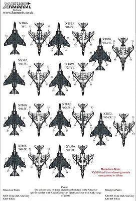 Xtradecal X72268 1/72 McDonnell Douglas Phantom FG.1 Collection Pt1 Model Decals - SGS Model Store