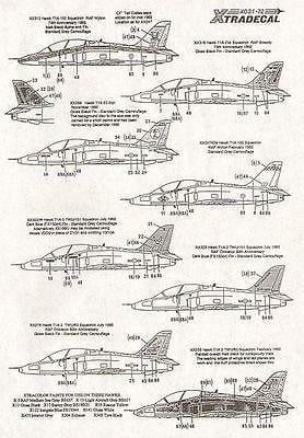 Xtradecal X72031 1/72 BAe Hawk T.1/T.1A Model Decals - SGS Model Store