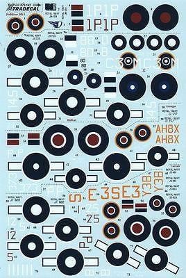 Xtradecal X72142 1/72 Yanks with Roundels Part 3 FAA Model Decals - SGS Model Store