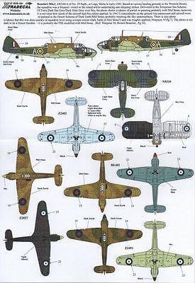 Xtradecal X72161 1/72 The Battle for Malta RAF Model Decals - SGS Model Store