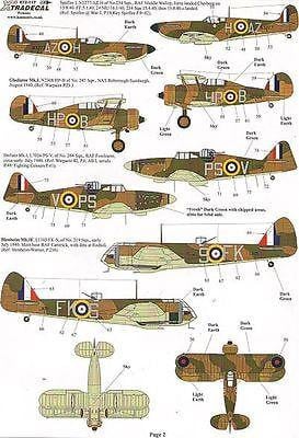 Xtradecal X72117 1/72 Battle of Britain 70th Anniversary RAF Model Decals - SGS Model Store