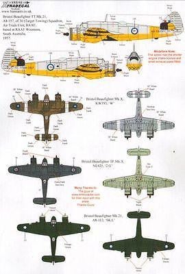 Xtradecal X48148 1/48 Bristol Beaufighter Model Decals - SGS Model Store