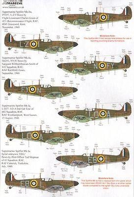 Xtradecal X48145 1/48 Spitfire Mk.Ia Battle of Britain Pt.2 Model Decals - SGS Model Store