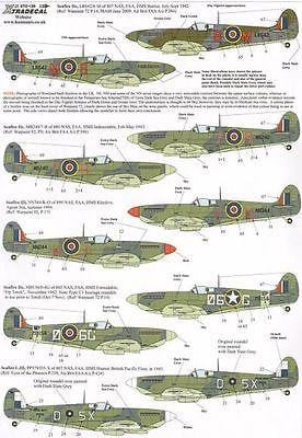 Xtradecal X72135 1/72 Supermarine Seafire Model Decals - SGS Model Store