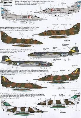 Xtradecal X72154 1/72 Falklands War 1982 Argentina Model Decals - SGS Model Store