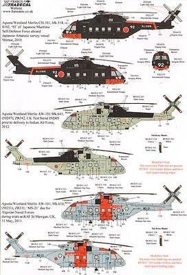 Xtradecal X48131 1/48 Agusta-Westland Merlin Model Decals - SGS Model Store