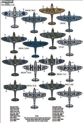 Xtradecal X72263 1/72 Supermarine Spitfire Mk.IX Collection Model Decals - SGS Model Store