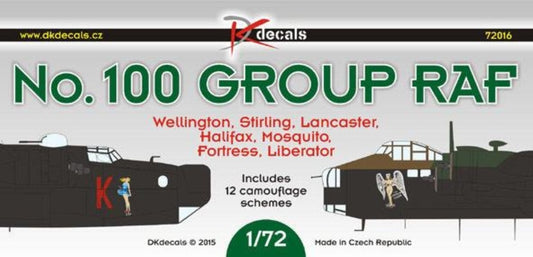 DK Decals 72016 1/72 No.100 Group RAF Model Decals - SGS Model Store
