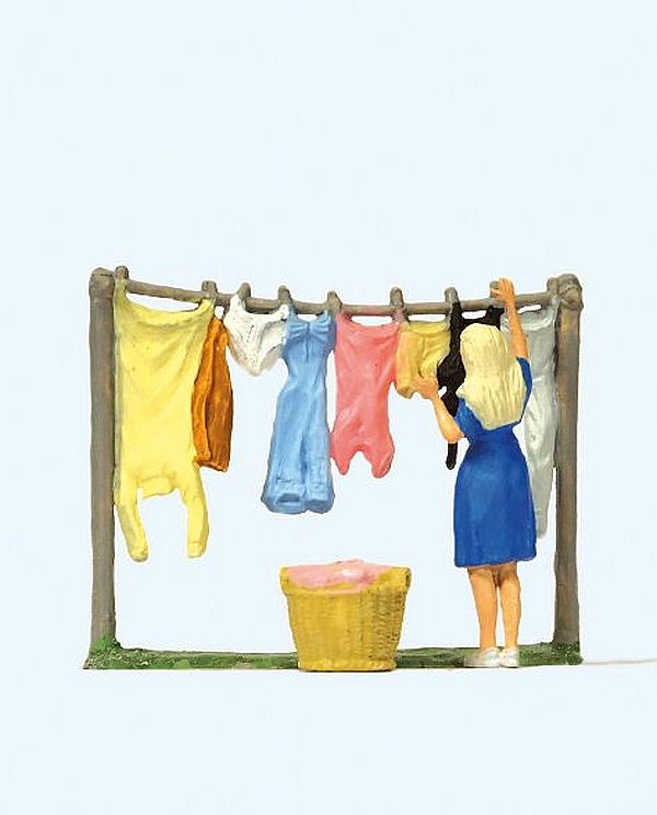 Preiser 28110 Laundry Day Figure Set HO Gauge