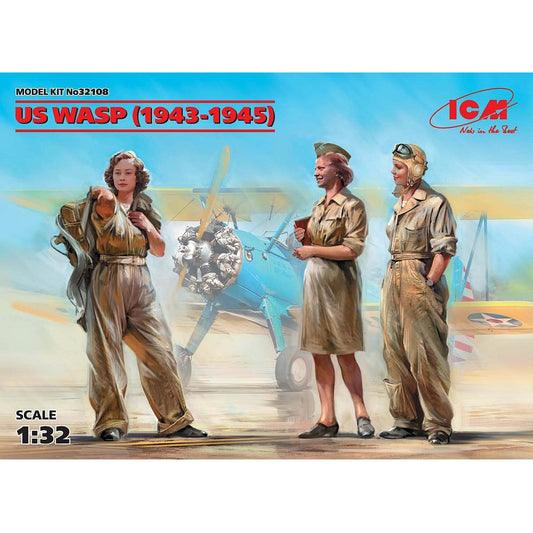 ICM 32108 US WASP (1943-1945) 3 Figures 1/32