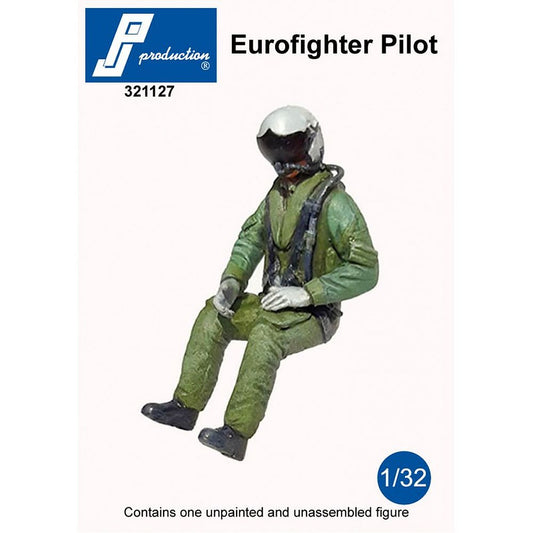 PJ Production 321127 Eurofighter Pilot Seated Resin Figure 1/32
