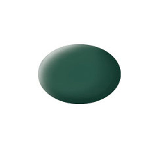 Revell 36139 Acrylic Paint 'Aqua' (18ml) Solid Matt Dark Green