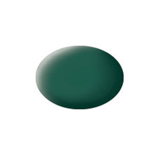 Revell 36148 Acrylic Paint 'Aqua' (18ml) Solid Matt Sea Green RAL 6028