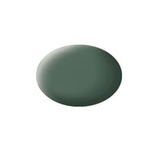 Revell 36167 Acrylic Paint 'Aqua' (18ml) Solid Matt Greeny Grey RAL 7009
