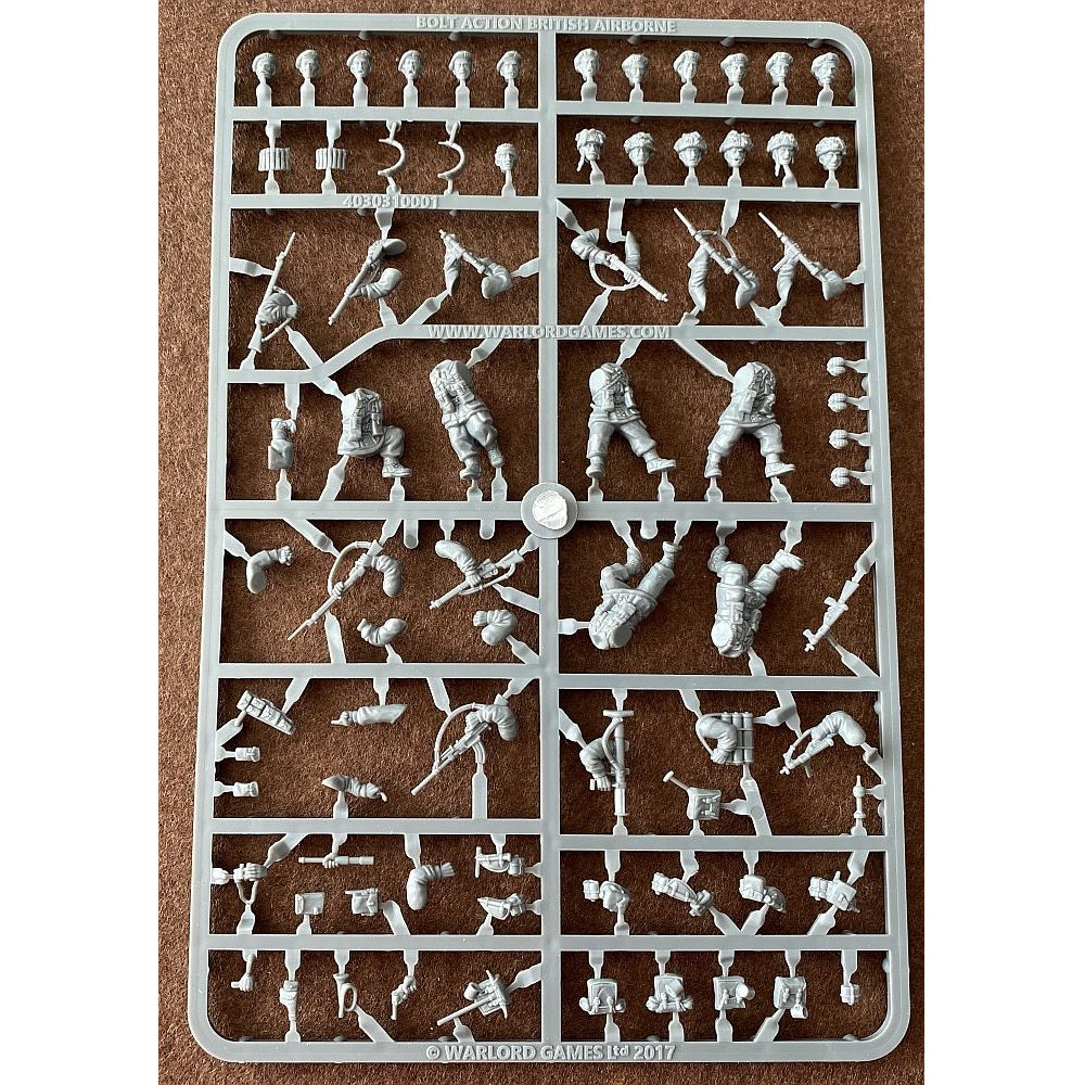 Warlord Games Bolt Action British Airborne 28mm Scale Sprue