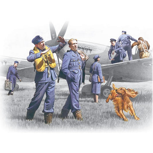 ICM 48081 1/48 RAF Pilots and Ground Personnel 1939-1945