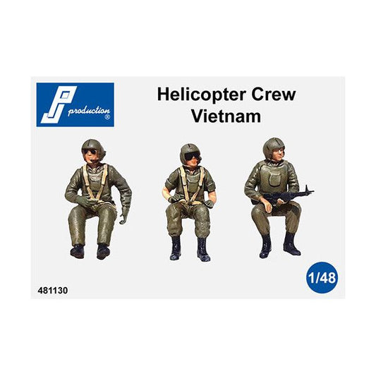 PJ Production 481130 1/48 Helicopter Crew Seated Vietnam Resin Figures - SGS Model Store