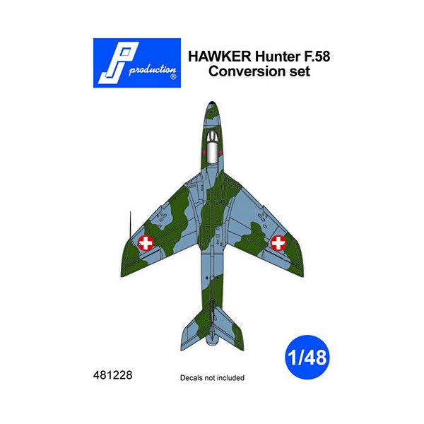 PJ Production 481228 1/48 Hawker Hunter F.58 Conversion Set - SGS Model Store