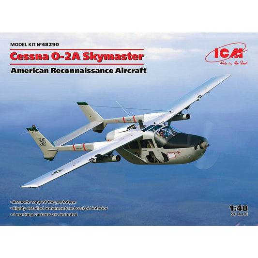 ICM 48290 1/48 Cessna O-2A Skymaster American Reconnaissance Aircraft