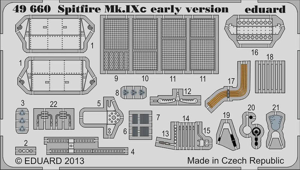 Eduard 49660 1/48 Supermarine Spitfire Mk.IXc early version - SGS Model Store