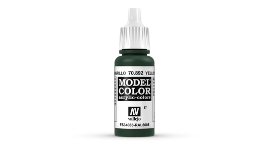 Vallejo Model Color 70.892 Yellow Olive Acrylic Paint 17ml bottle