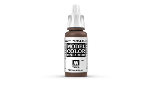 Vallejo Model Color 70.984 Flat Brown Acrylic Paint 17ml bottle