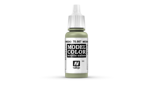 Vallejo Model Color 70.987 Medium Grey Acrylic Paint 17ml bottle