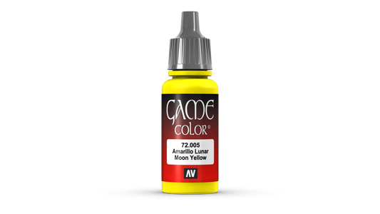 Vallejo Game Color 72.005 Moon Yellow Acrylic Paint 17ml bottle