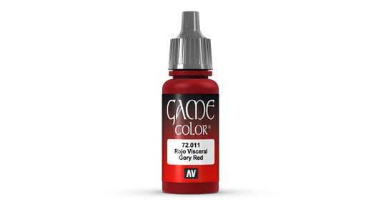 Vallejo Game Color 72.011 Gory Red Acrylic Paint 17ml bottle